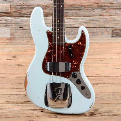 Fender Custom Shop 1964 Jazz Bass Relic Sonic Blue 2020 Bass Guitars / 4-String