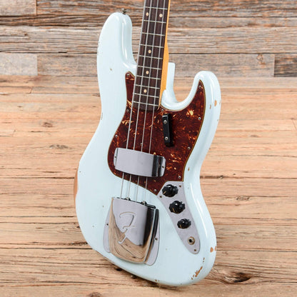 Fender Custom Shop 1964 Jazz Bass Relic Sonic Blue 2020 Bass Guitars / 4-String