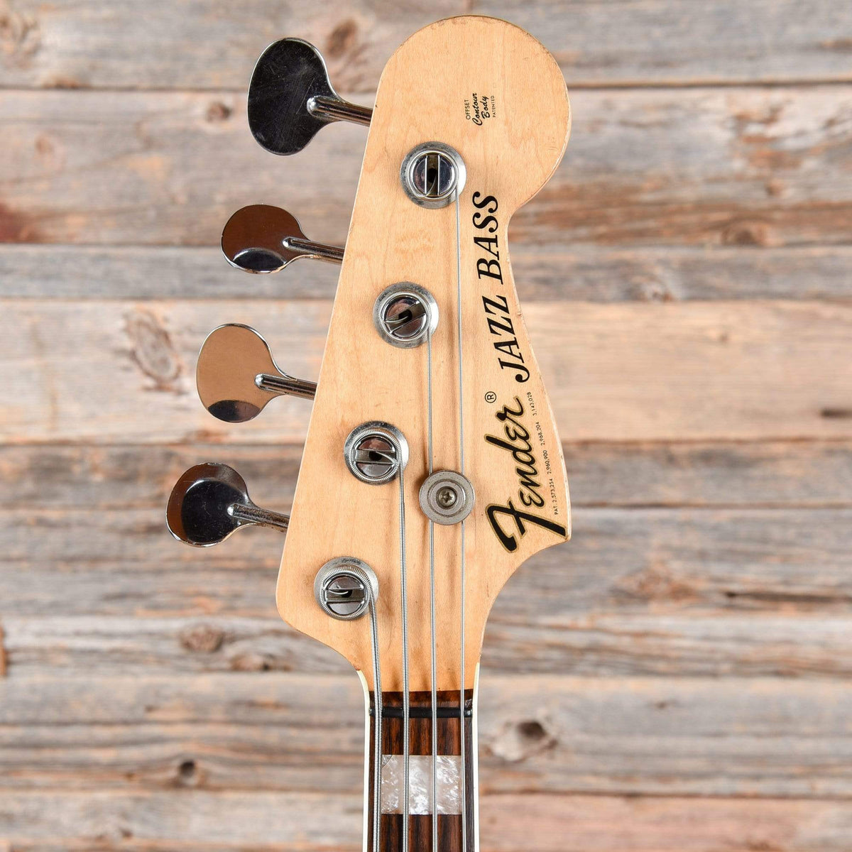 Fender Jazz Bass Black 1969 Bass Guitars / 4-String