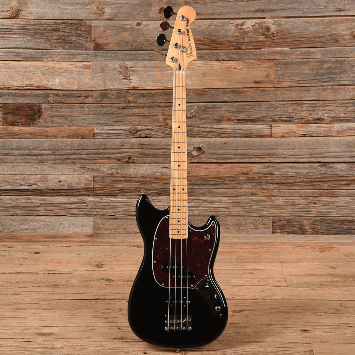 Fender Player Mustang Bass CME Exclusive Black 2018 Bass Guitars / 4-String