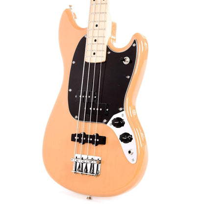 Fender Player Mustang Bass PJ Butterscotch Blonde w/3-Ply Black Pickguard (CME Exclusive) B-STOCK Bass Guitars / 4-String
