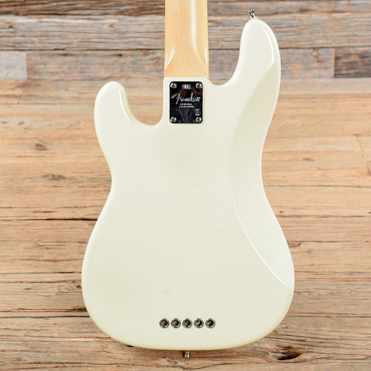 Fender American Standard Precision Bass V Olympic White 2008 Bass Guitars / 5-String or More