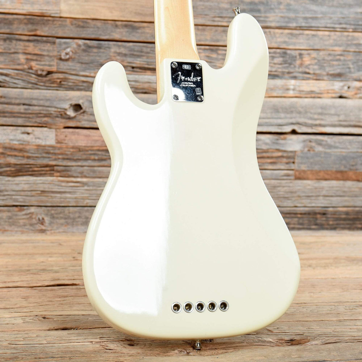 Fender American Standard Precision Bass V Olympic White 2008 Bass Guitars / 5-String or More