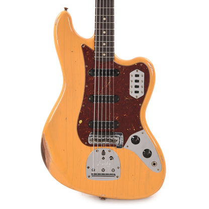 Fender Custom Shop 1962 Bass VI Ash Relic Butterscotch Blonde w/Tortoise Pickguard Bass Guitars / 5-String or More
