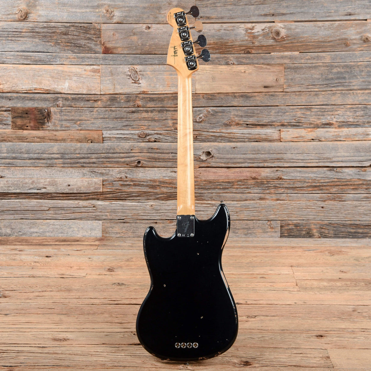 Fender Artist JMJ Road Worn Mustang Bass Black 2020 Bass Guitars / Short Scale