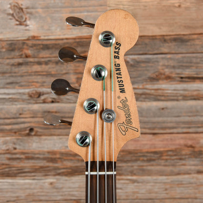 Fender Justin Meldal-Johnsen Road Worn Signature Mustang Bass Faded Daphne Blue 2020 Bass Guitars / Short Scale