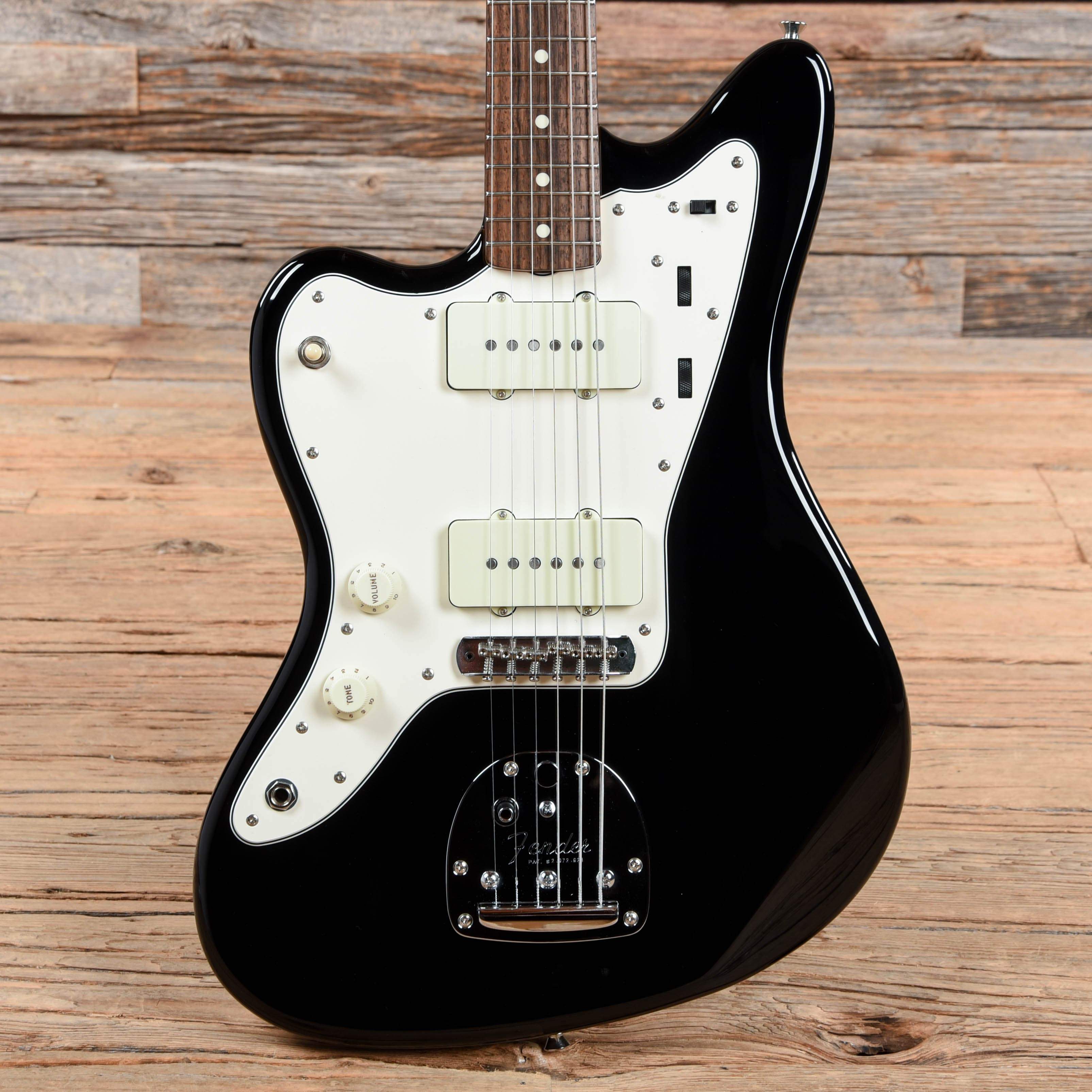 Fender MIJ Traditional 60s Jazzmaster Black LEFTY w/Matching Headcap Electric Guitars / Left-Handed