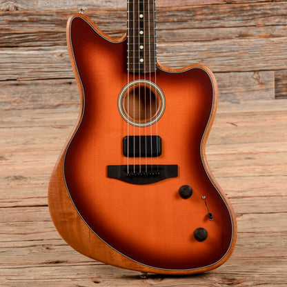 Fender American Acoustasonic Jazzmaster Sunburst 2021 Electric Guitars / Semi-Hollow
