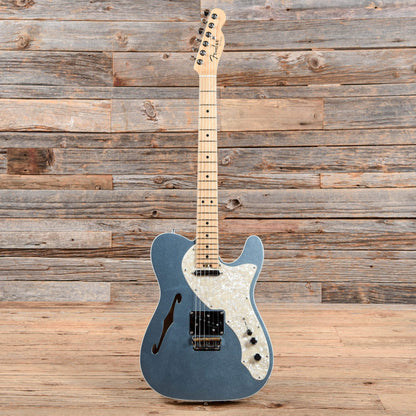 Fender American Elite Telecaster Thinline Mystic Ice Blue 2017 Electric Guitars / Semi-Hollow