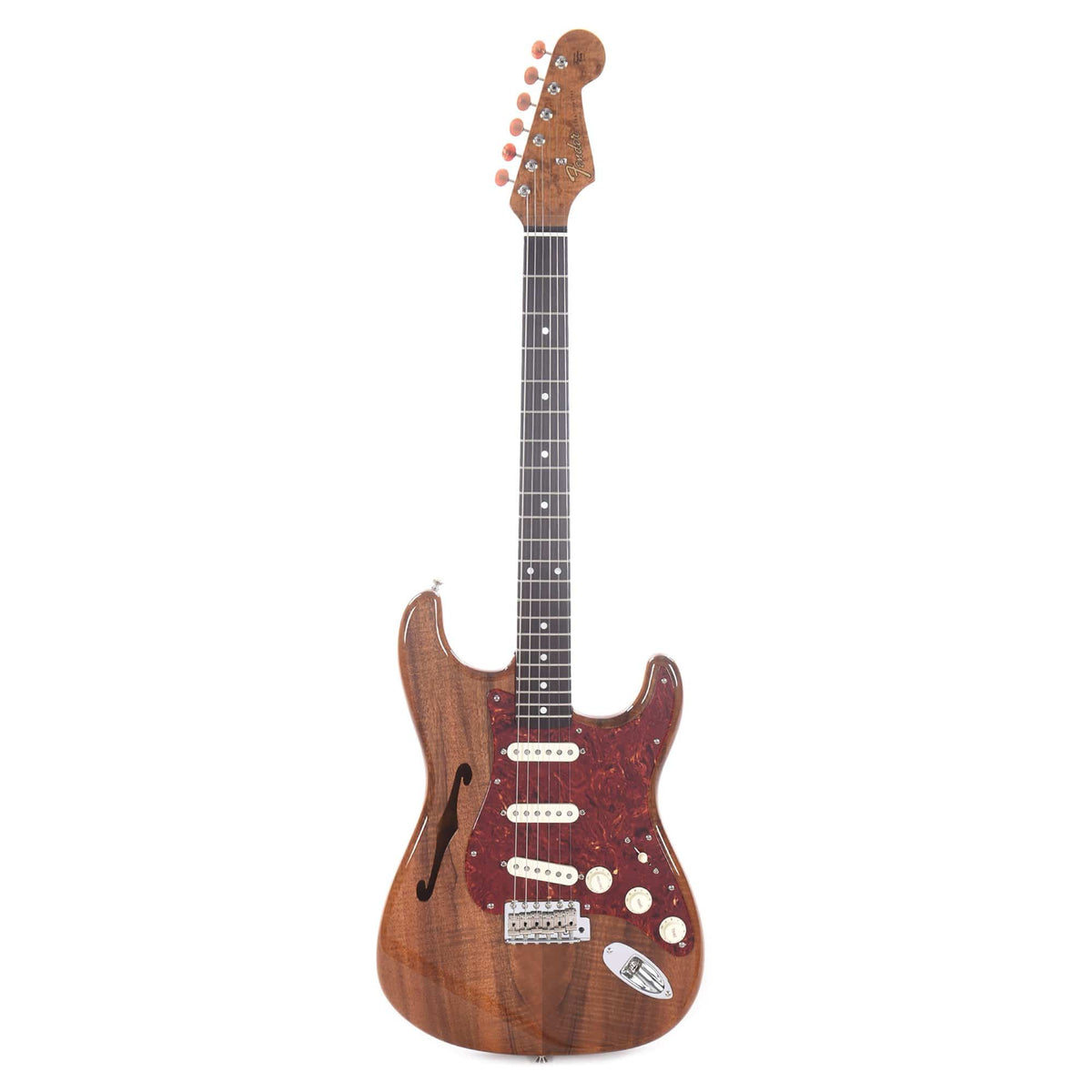 Fender Custom Shop Artisan Stratocaster Thinline Roasted Ash Body AAAA Flame Koa Top Natural Electric Guitars / Semi-Hollow