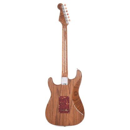 Fender Custom Shop Artisan Stratocaster Thinline Roasted Ash Body AAAA Flame Koa Top Natural Electric Guitars / Semi-Hollow