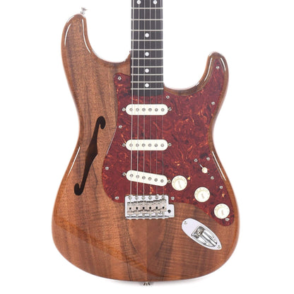 Fender Custom Shop Artisan Stratocaster Thinline Roasted Ash Body AAAA Flame Koa Top Natural Electric Guitars / Semi-Hollow