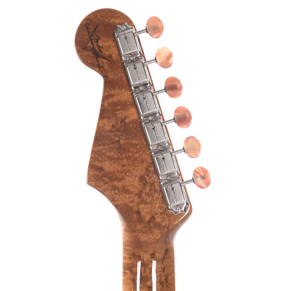 Fender Custom Shop Artisan Stratocaster Thinline Roasted Ash Body AAAA Flame Koa Top Natural Electric Guitars / Semi-Hollow