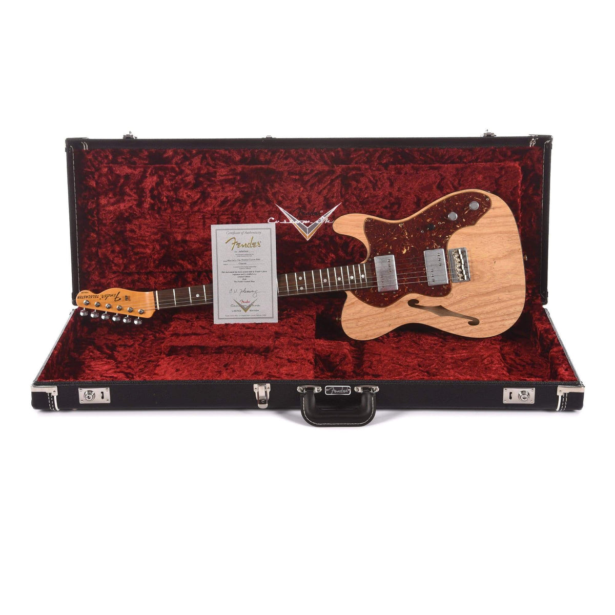 Fender Custom Shop NAMM Limited Edition 1972 Telecaster Thinline Custom Journeyman Relic Aged Natural Electric Guitars / Semi-Hollow