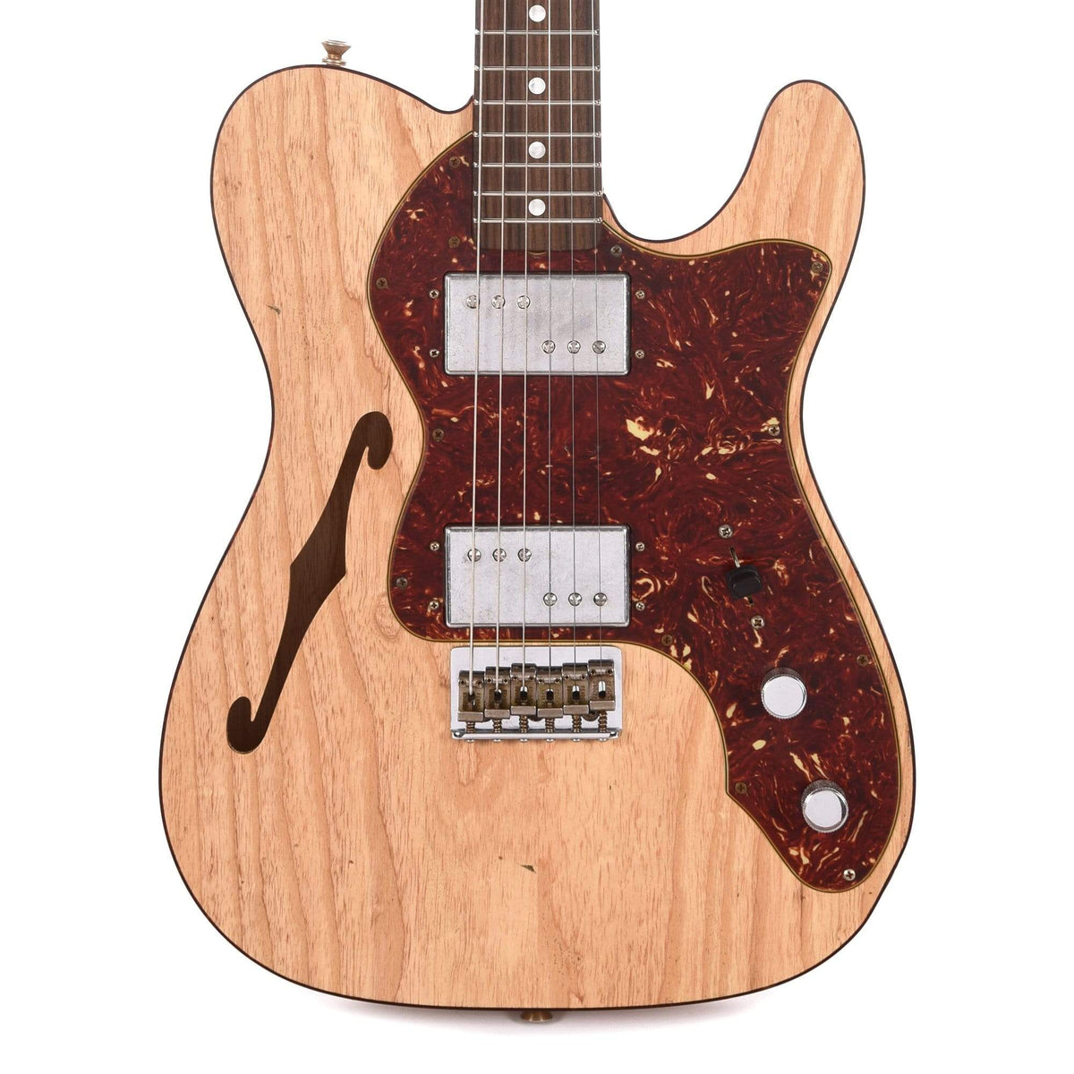 Fender Custom Shop NAMM Limited Edition 1972 Telecaster Thinline Custom Journeyman Relic Aged Natural Electric Guitars / Semi-Hollow