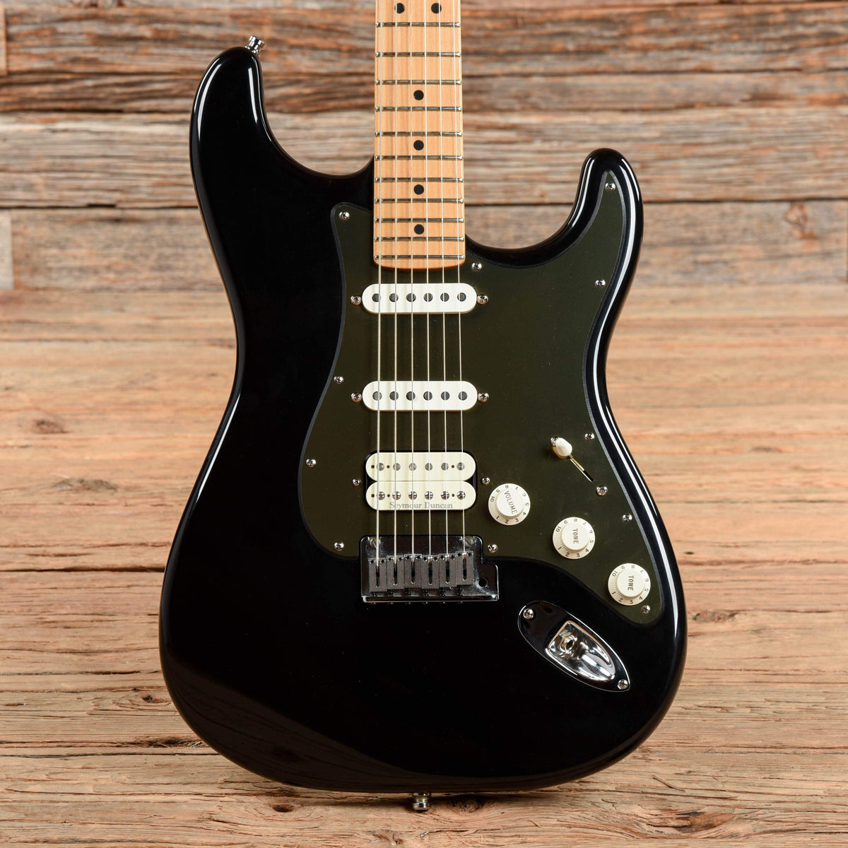 Fender American Fat Stratocaster Texas Special Black 2001 Electric Guitars / Solid Body