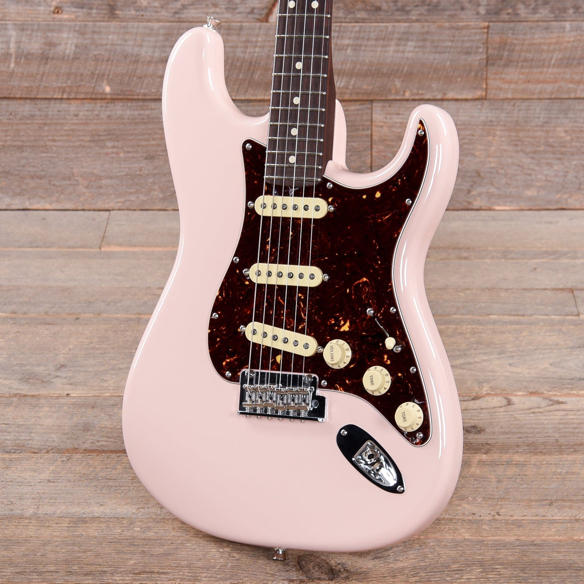 Fender American Professional II Stratocaster Rosewood Neck Shell Pink w/Custom Shop Fat '50s Pickups Electric Guitars / Solid Body