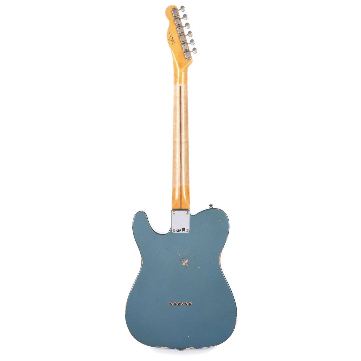 Fender Custom Shop 1952 Telecaster HS "Chicago Special" Relic Super Aged Lake Placid Blue w/Duncan Antiquity Humbucker Electric Guitars / Solid Body