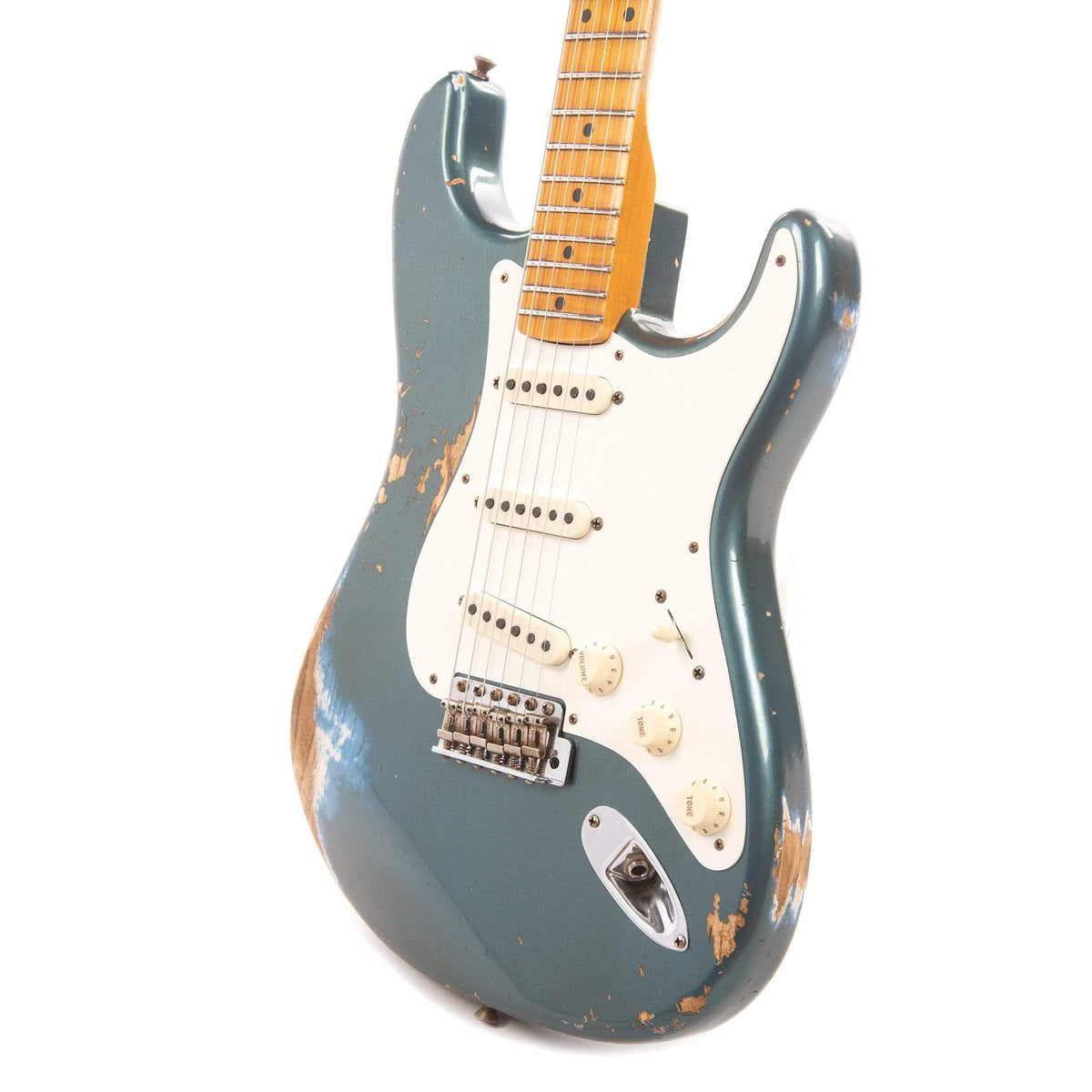 Fender Custom Shop 1957 Stratocaster "Chicago Special" Heavy Relic Super Super Aged Lake Placid Blue Electric Guitars / Solid Body