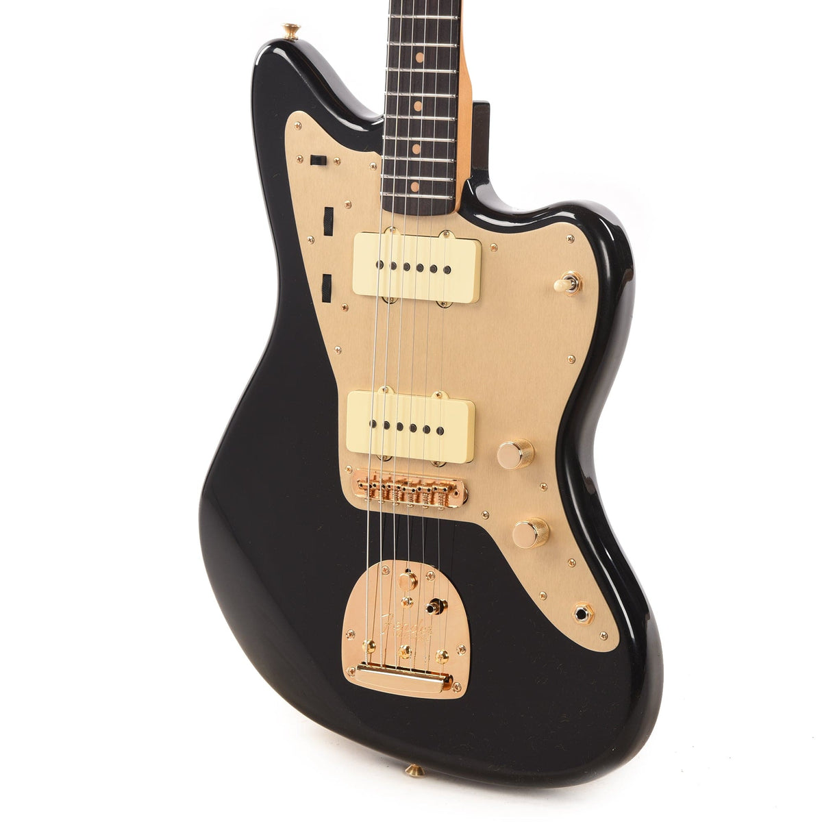 Fender Custom Shop 1959 Jazzmaster "Chicago Special" Deluxe Closet Classic Aged Black w/Gold Hardware Electric Guitars / Solid Body