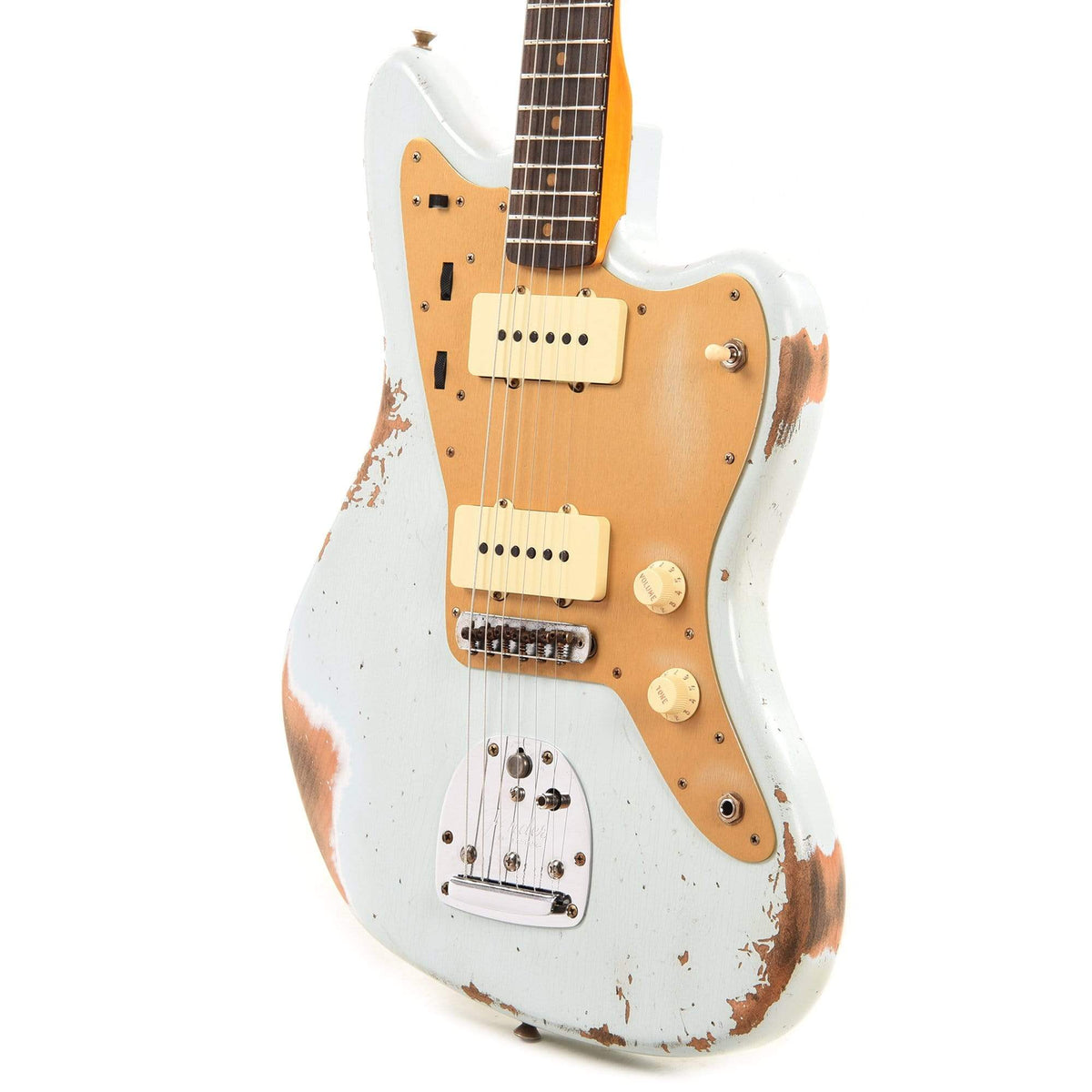 Fender Custom Shop 1959 Jazzmaster "Chicago Special" Heavy Relic Aged Daphne Blue Electric Guitars / Solid Body