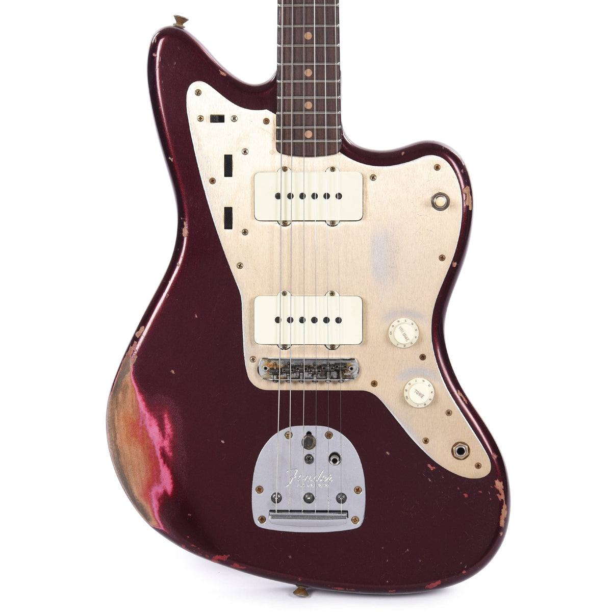 Fender Custom Shop 1959 Jazzmaster "Chicago Special" Heavy Relic Aged Oxblood Electric Guitars / Solid Body