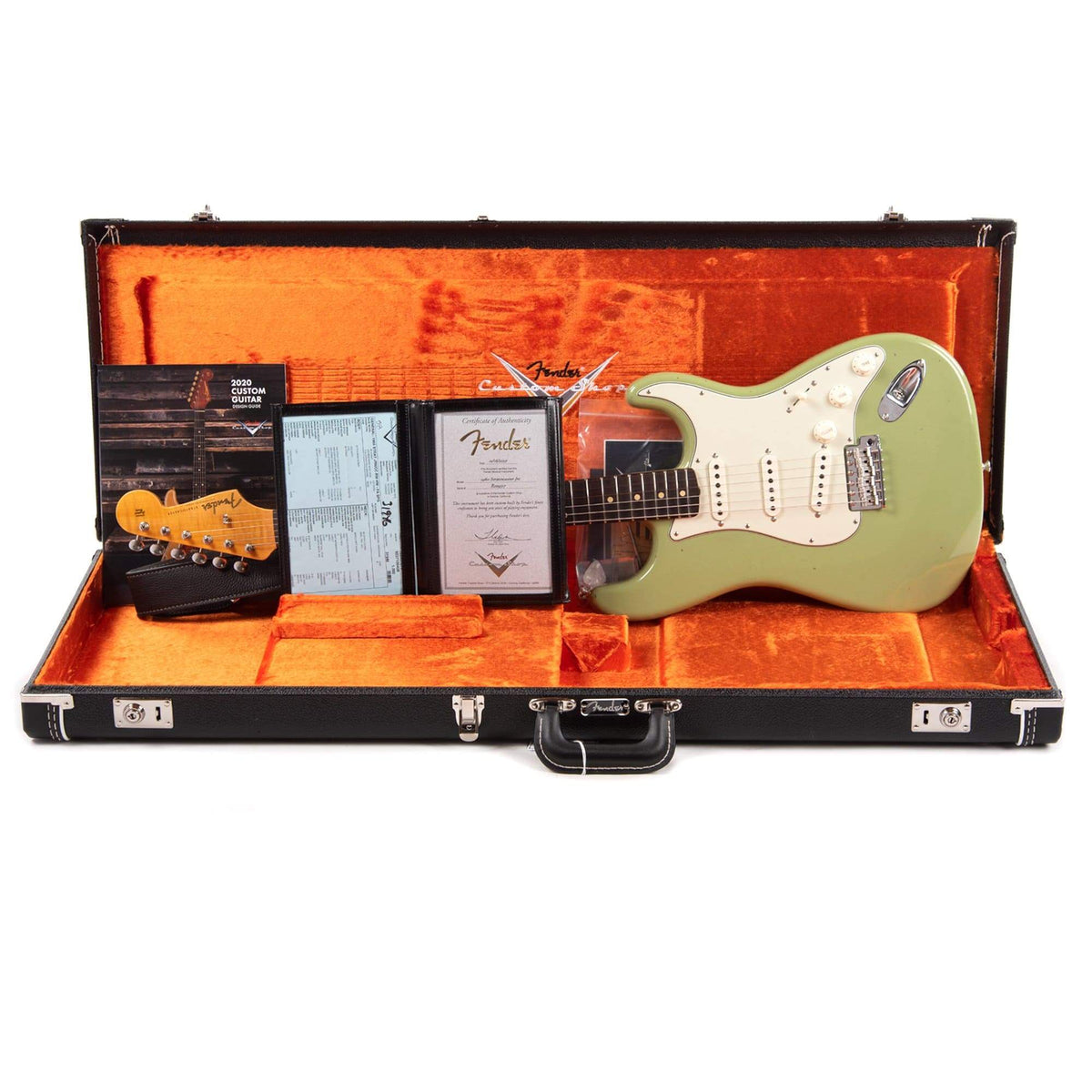 Fender Custom Shop 1960 Stratocaster "Chicago Special" Journeyman Relic Faded/Aged Sweet Pea Green Electric Guitars / Solid Body