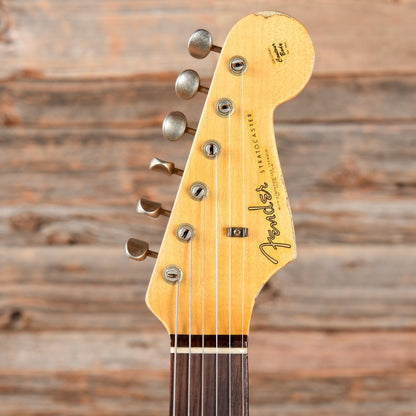 Fender Custom Shop 1963 Stratocaster Heavy Relic Faded Aged Sage Green Metallic 2022 Electric Guitars / Solid Body