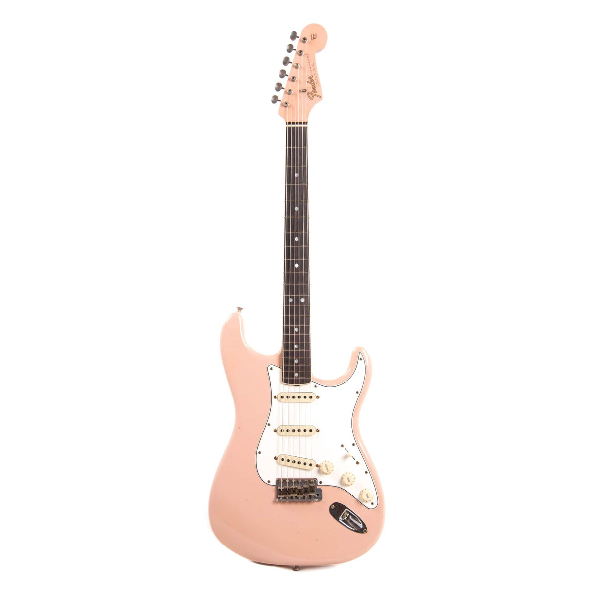 Fender Custom Shop 1965 Stratocaster "Chicago Special" Journeyman Relic Aged Shell Pink w/Roasted Bound Neck & Painted Headcap Electric Guitars / Solid Body