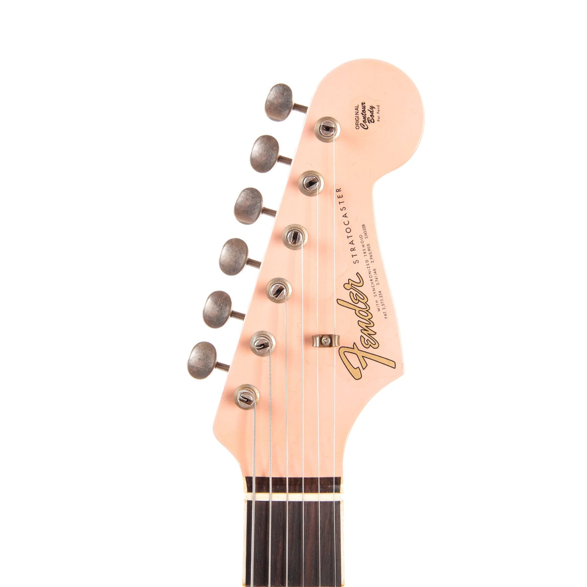 Fender Custom Shop 1965 Stratocaster "Chicago Special" Journeyman Relic Aged Shell Pink w/Roasted Bound Neck & Painted Headcap Electric Guitars / Solid Body