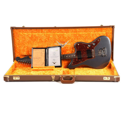 Fender Custom Shop '60s Jazzmaster "Chicago Special" Journeyman Aged Charcoal Frost Metallic w/Roasted Neck Electric Guitars / Solid Body