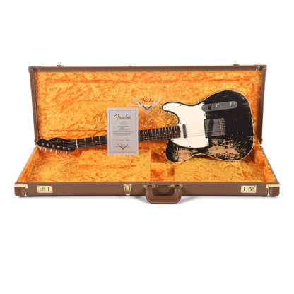 Fender Custom Shop 60s Telecaster Custom Relic Black Master Built by Paul Waller Electric Guitars / Solid Body
