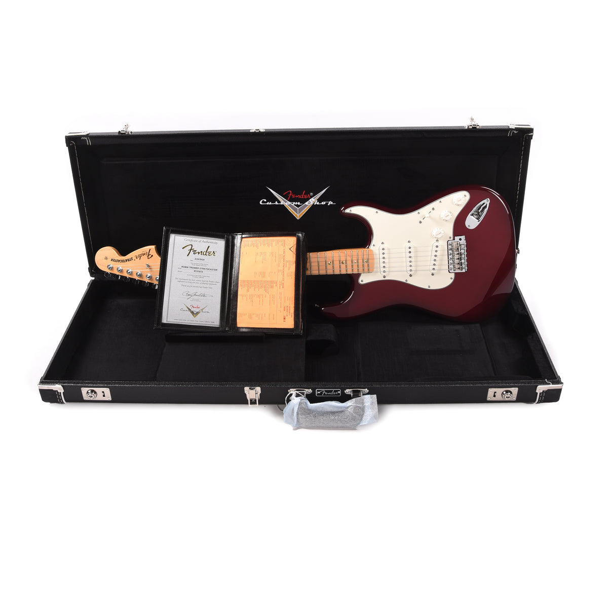 Fender Custom Shop Artist Robin Trower Signature Stratocaster Midnight Wine Burst Electric Guitars / Solid Body