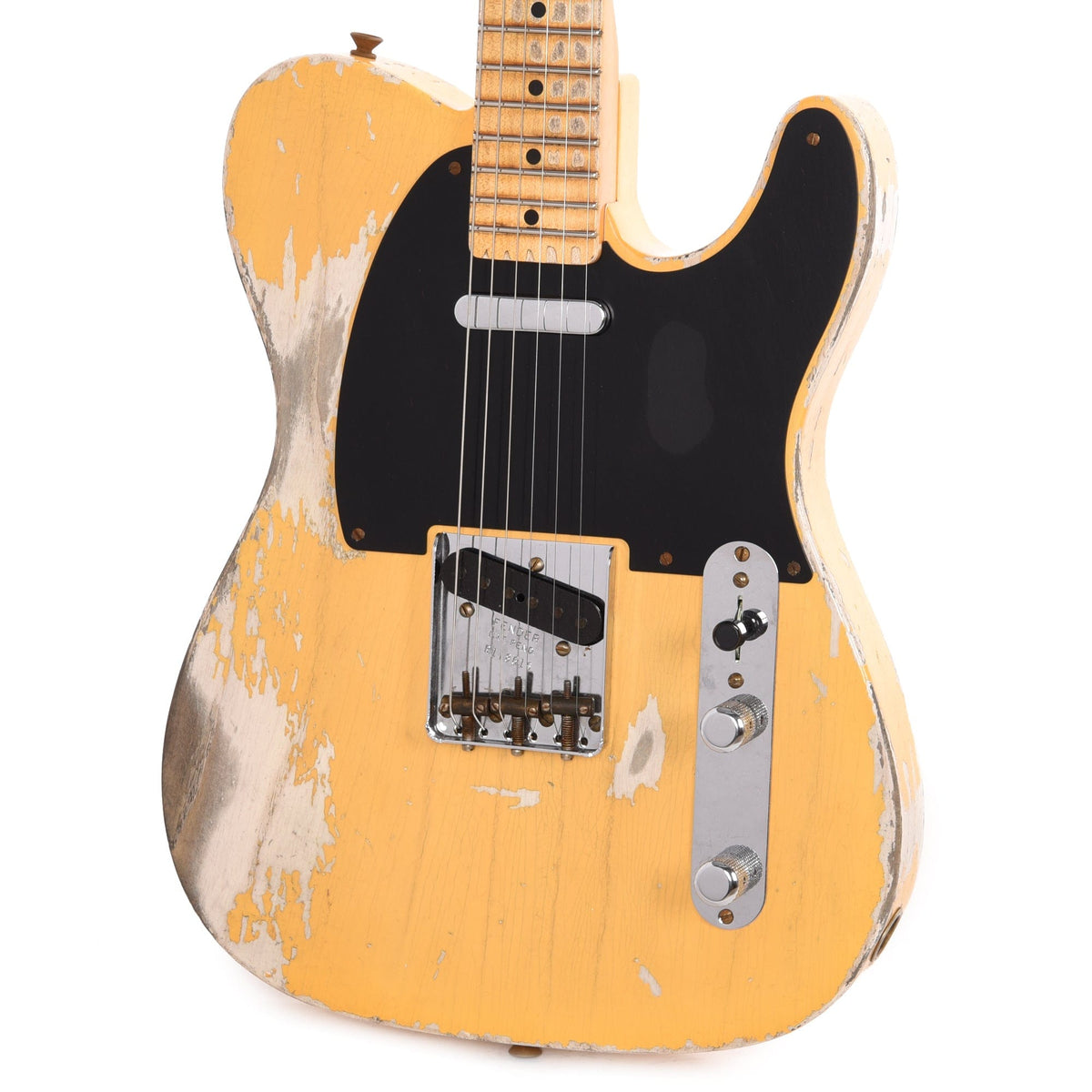 Fender Custom Shop Limited Edition '51 Telecaster Super Heavy Relic Aged Nocaster Blonde Electric Guitars / Solid Body