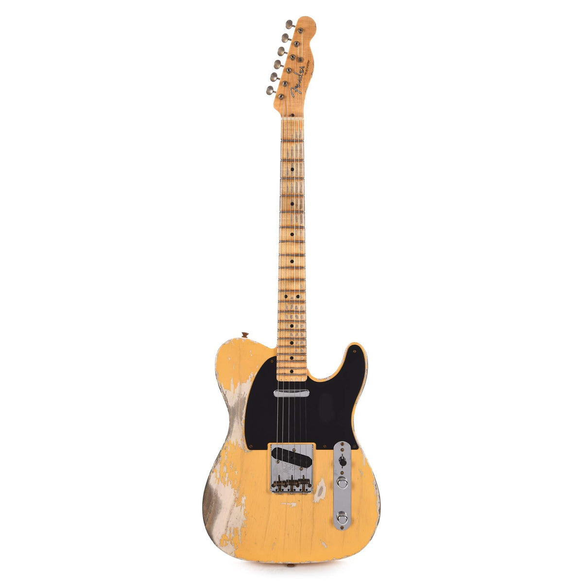 Fender Custom Shop Limited Edition '51 Telecaster Super Heavy Relic Aged Nocaster Blonde Electric Guitars / Solid Body