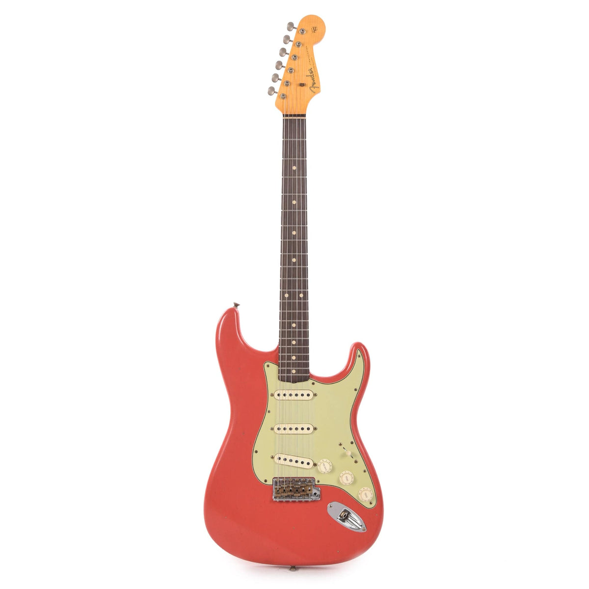 Fender Custom Shop Limited Edition '62/'63 Stratocaster Journeyman Aged Fiesta Red Electric Guitars / Solid Body