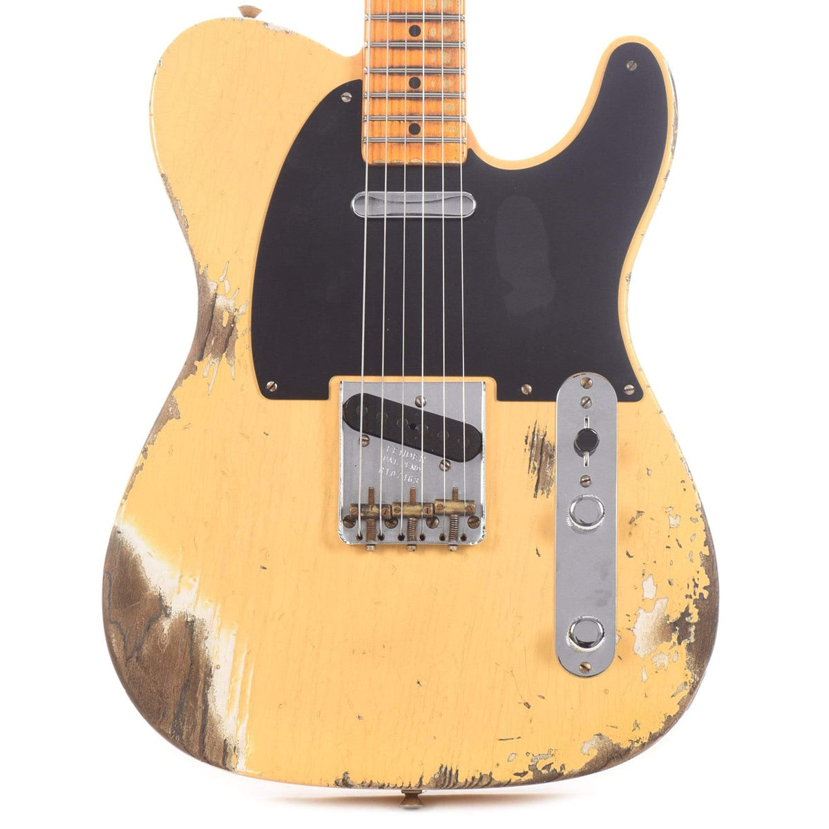 Fender Custom Shop Limited Edition 70th Anniversary Broadcaster Heavy Relic Aged Nocaster Blonde Electric Guitars / Solid Body