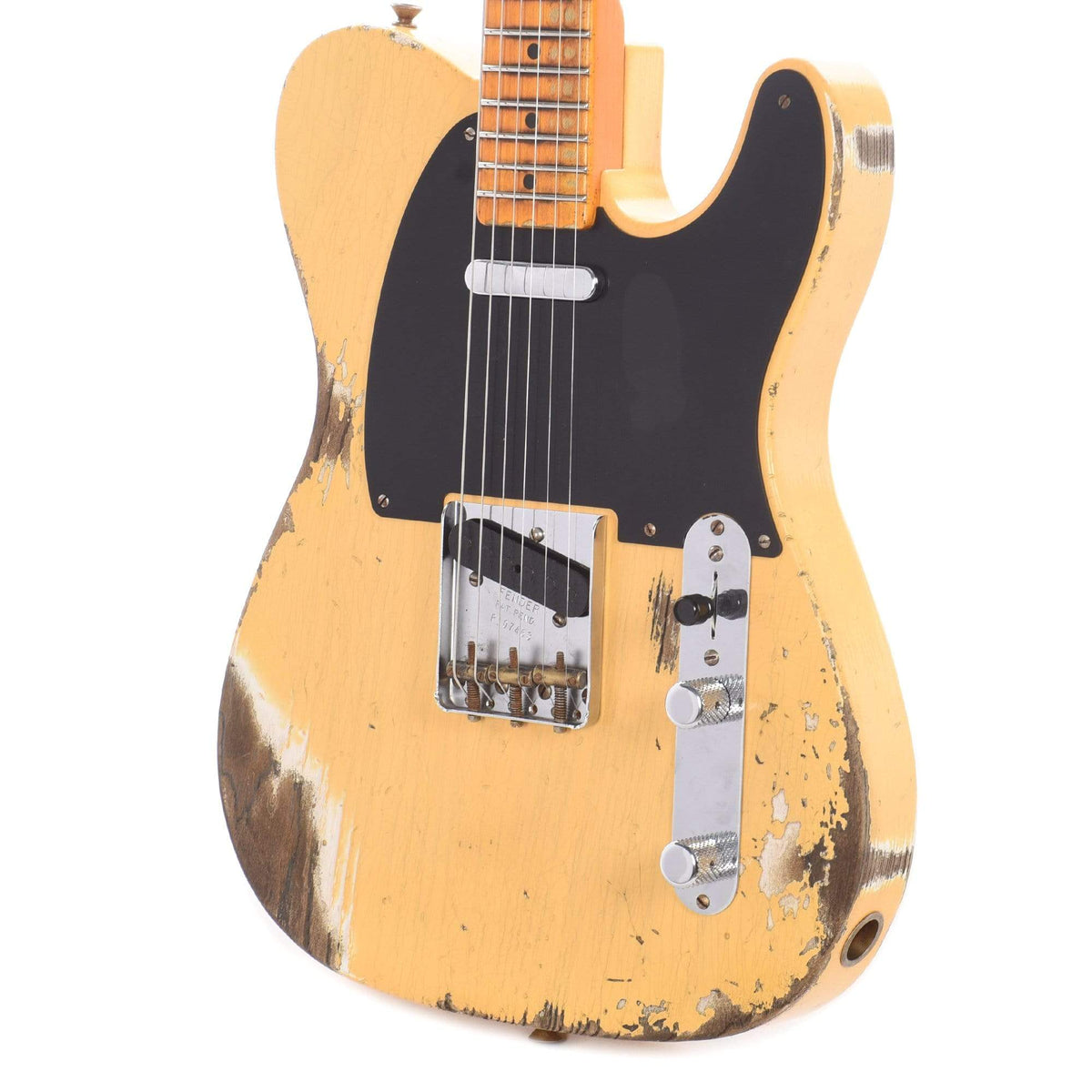 Fender Custom Shop Limited Edition 70th Anniversary Broadcaster Heavy Relic Aged Nocaster Blonde Electric Guitars / Solid Body