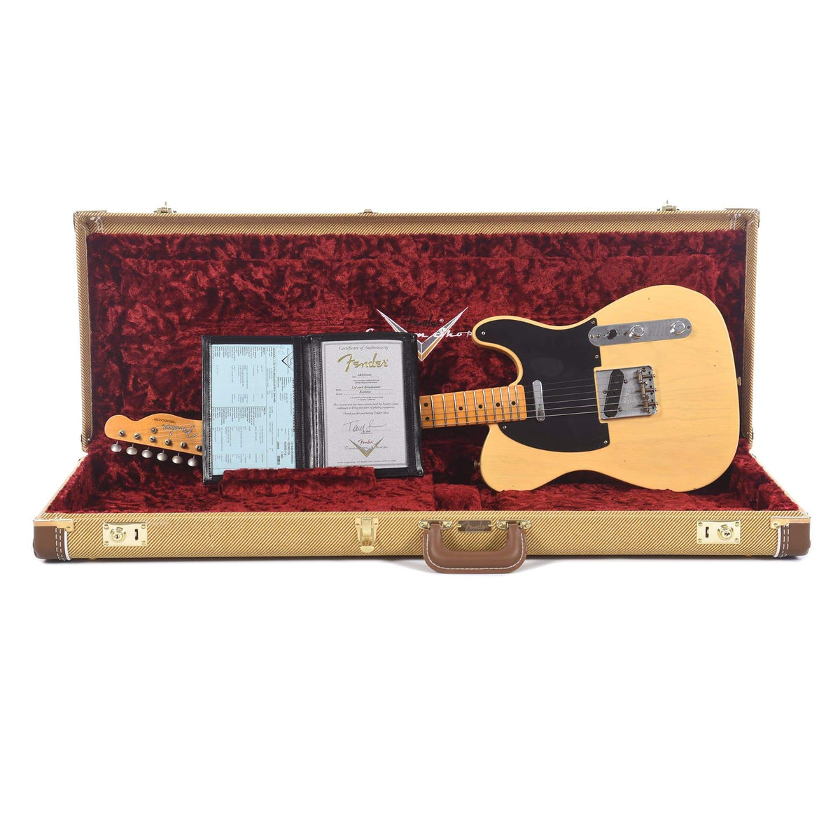 Fender Custom Shop Limited Edition 70th Anniversary Broadcaster Journeyman Relic Nocaster Blonde Electric Guitars / Solid Body