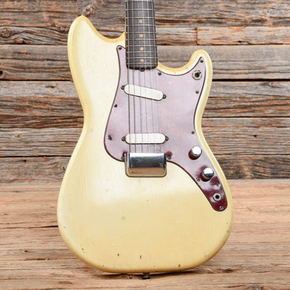 Fender Duo-Sonic 3/4 Olympic White 1960s Electric Guitars / Solid Body