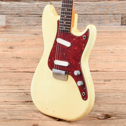 Fender Duo-Sonic 3/4 Olympic White 1960s Electric Guitars / Solid Body