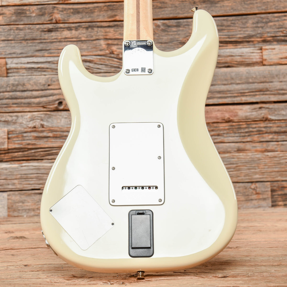 Fender EOB Ed O'Brien Signature Sustainer Stratocaster Olympic White Electric Guitars / Solid Body