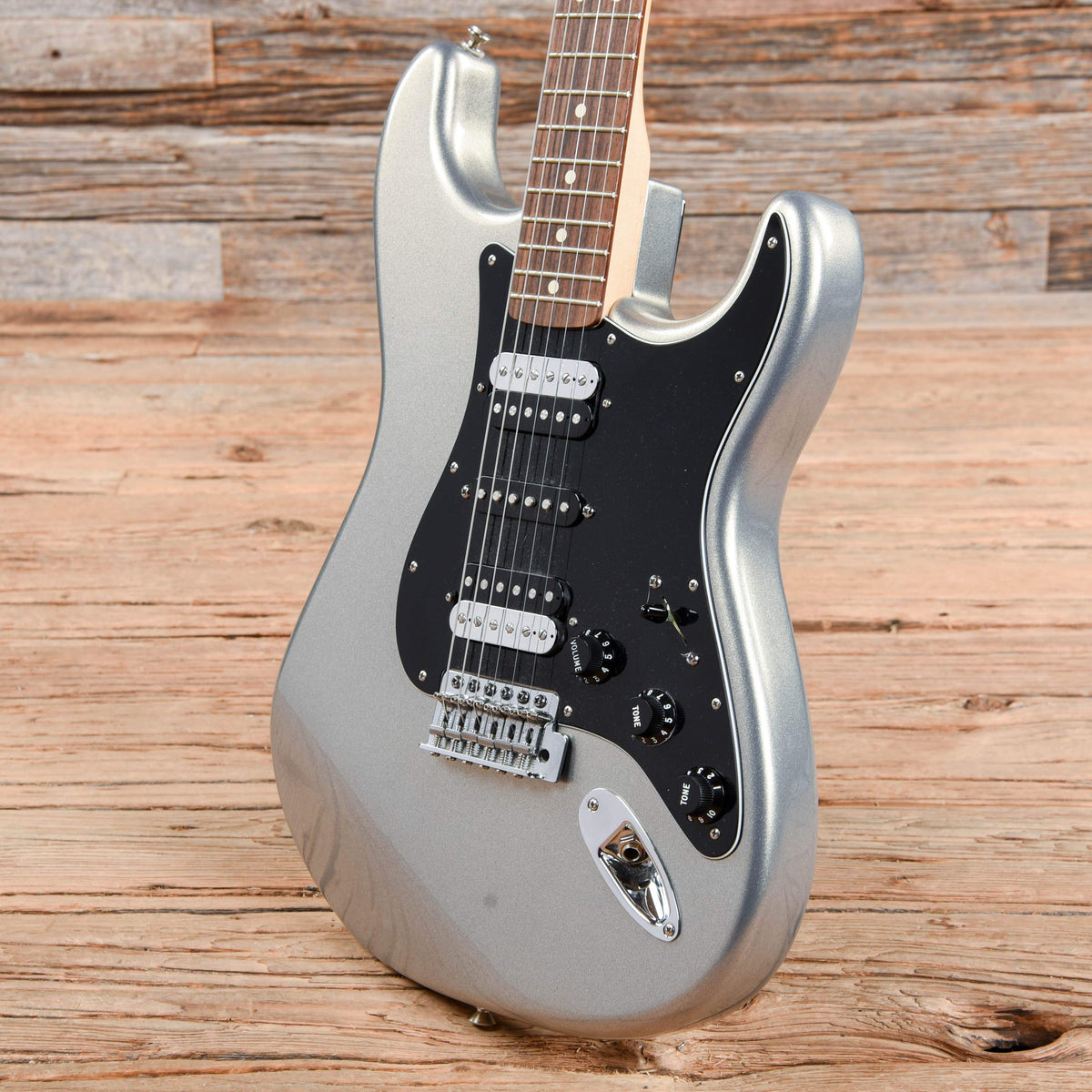 Fender FSR Standard Stratocaster HSH Ghost Silver 2015 Electric Guitars / Solid Body