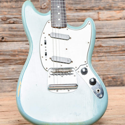 Fender Mustang Daphne Blue 1965 Electric Guitars / Solid Body