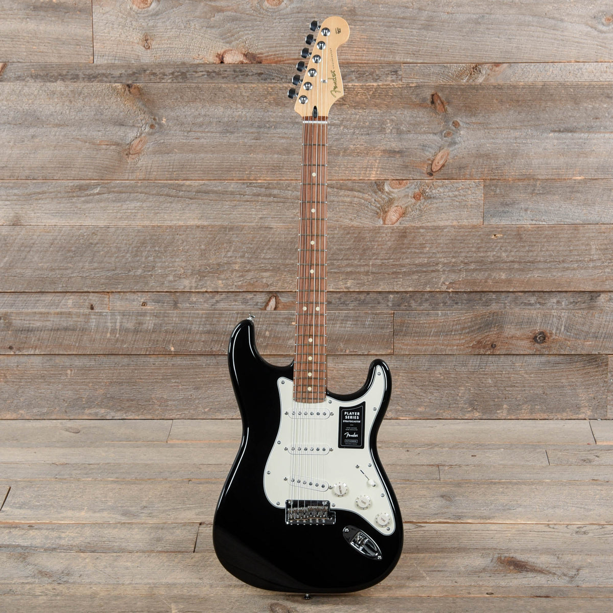 Fender Player Stratocaster Black Electric Guitars / Solid Body