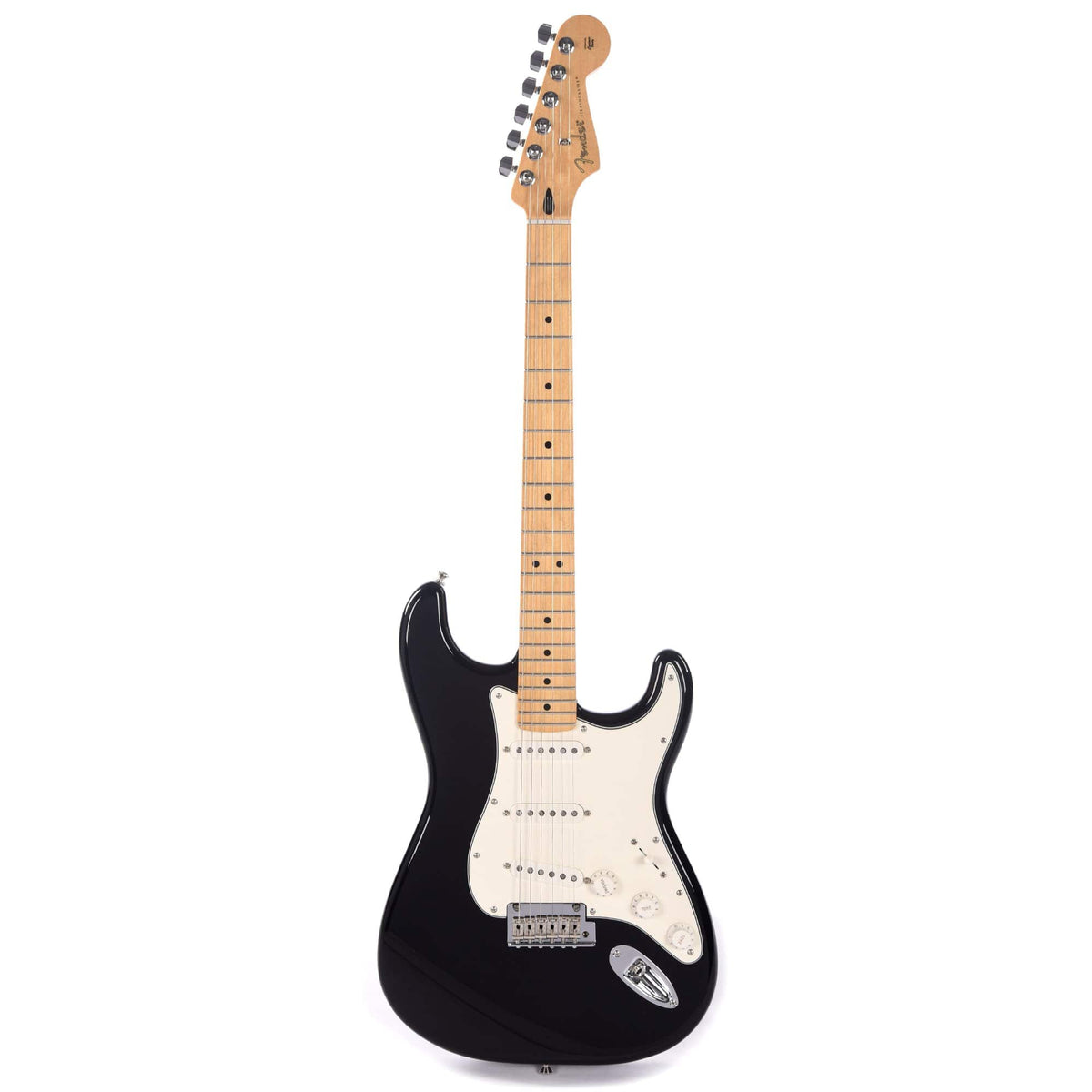 Fender Player Stratocaster Black Bundle w/Fender Molded Hardshell Case Electric Guitars / Solid Body