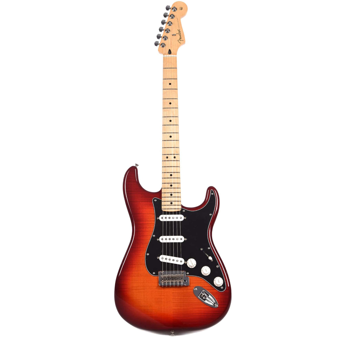 Fender Player Stratocaster Plus Top Aged Cherry Burst Electric Guitars / Solid Body