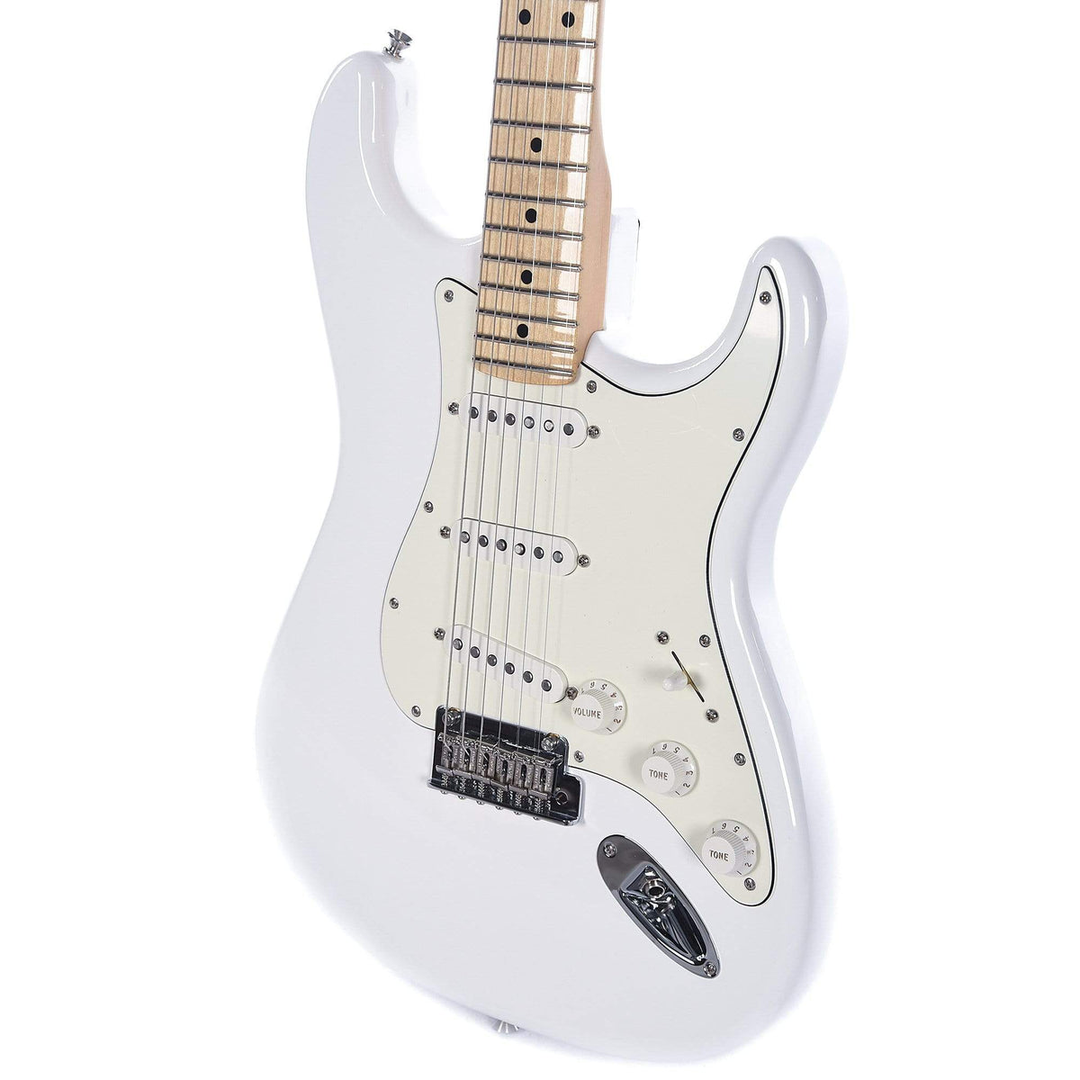 Fender Player Stratocaster Polar White Electric Guitars / Solid Body