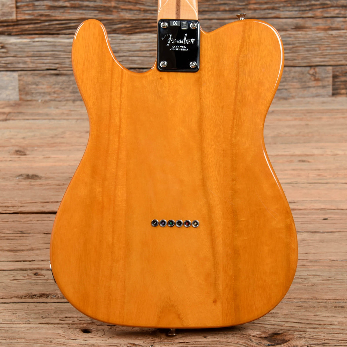 Fender Select Carved Maple Top Telecaster Amber 2012 Electric Guitars / Solid Body