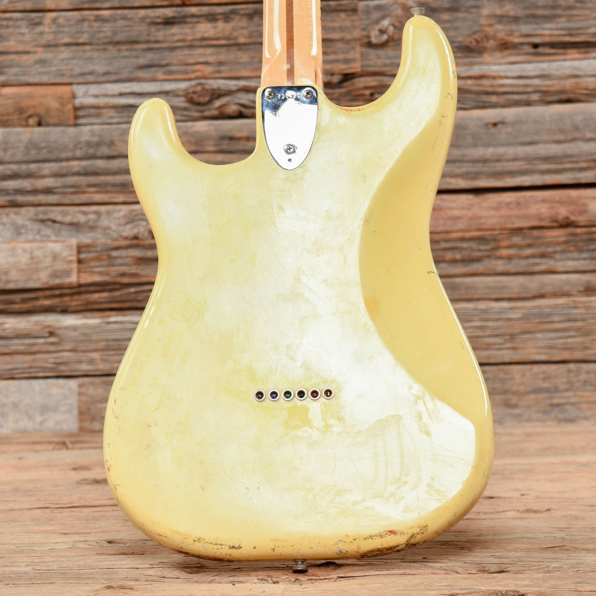 Fender Stratocaster Hardtail Olympic White 1976 Electric Guitars / Solid Body